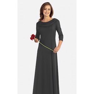 Formal Fashions Inc Black Evening Gown Size 12